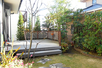 ウッドデッキ施工例